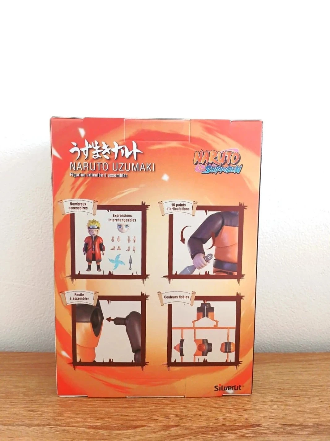 Figurine 12cm Silverlit Hero Builder Naruto Sasuke Uchiwaà construire – photo 3